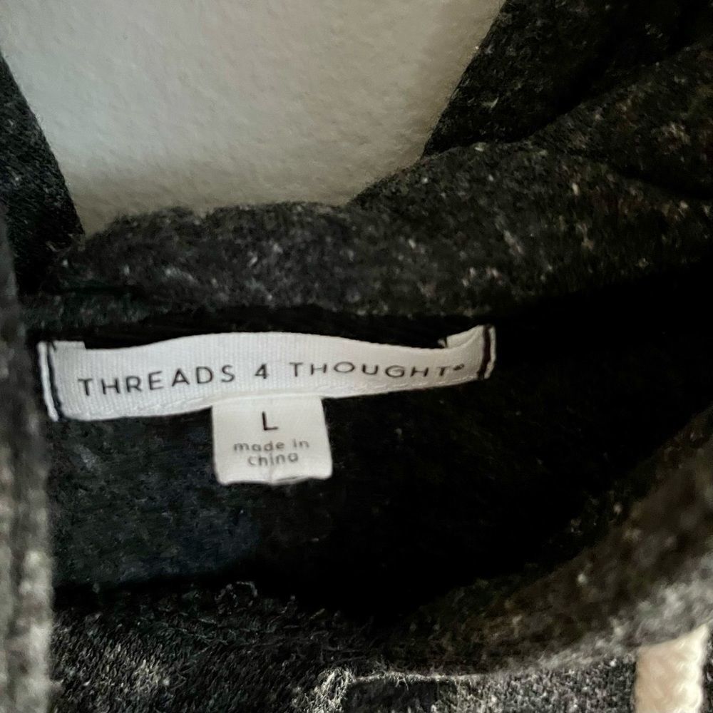 Threads 4 Thought Pullover Drawstring Hoodie Size… - image 3